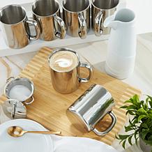 BergHOFF Straight 6pc 18/10 Stainless Steel Mug Set 12 oz.