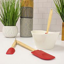 Berghoff Studio Baking Tool Set: 3pc SS Whisk & 3pc Silicone Spatulas