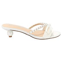 Betsey Johnson Mandy Simulated Pearl Mule Sandal