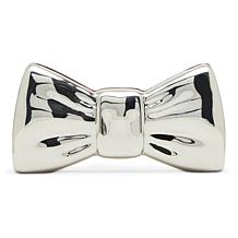 Betsey Johnson Metal Bow Crossbody Clutch