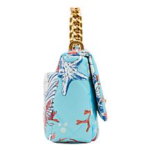 Betsey Johnson Quilted Flap Crossbody Bag with Handle