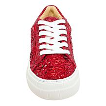 Betsey Johnson Reily Rhinestone Platform Sneaker
