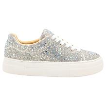 Betsey Johnson Sidny Rhinestone or Faux Pearl Platform Sneaker