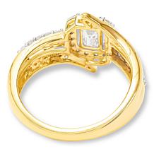 BH 1 cttw 3 Row Cross OverRing