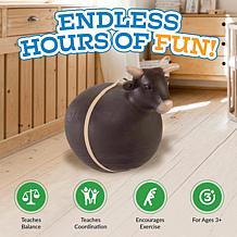 Big Country Toys: Bouncy Bull - Rodeo Ball Ride-On Toy