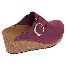 Birkenstock Fanny Suede Wedge - Berry Crush