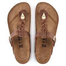 Birkenstock Gizeh Braided Leather Thong Sandal