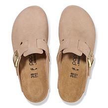 Birkenstock Papillio Fanny Suede Wedge Clog