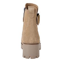 Blondo Dagger Leather Lug Boot with Waterproof Sole Seam