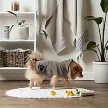 Bone Dry Embroidered Paw Pet Robe