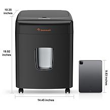 Bonsaii 100-Sheet Auto Feed Micro-cut Shredder with 6-Gallon Bin