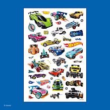 book n app Color and Sticker Fun Hot Wheels Spiralbound Book