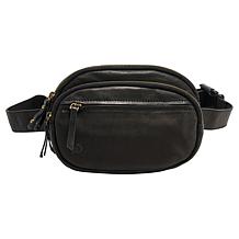 食パンマン BELTED LEATHER BAG 3066B Born Riverside Leather Belt Bag | HSN