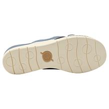 Born Mya Knotted Twist Leather Slide Sandal