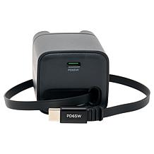 Boundless 65W Wall Charger with 32" Retractable Cable