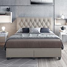 Boyd Sleep Salerno Tufted Storage Drawer Bed, Full