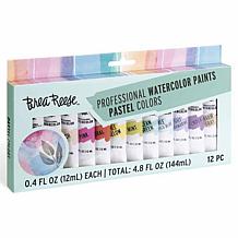 Brea Reese Professional Watercolor Paint Set - Pastels - 12-Piece