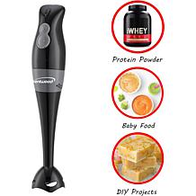 Brentwood 2-Speed Hand Blender - BLK/GRY (HB-32BK)