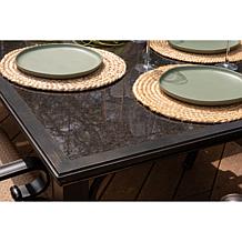Brigantine 7-Piece Outdoor Dining Set - Glass-Top Table