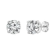 Bright Halo 1 ctw Lab-Grown Diamond Stud Earrings