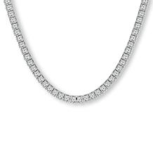 Bright Halo Lab Grown Diamond 9ctw Tennis Necklace
