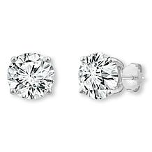 Bright Halo Lab Grown Diamonds 14K Gold 2ctw Round-Cut Stud Earrings