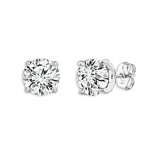 Bright Halo Lab Grown Diamonds .50ctw Stud Earrings
