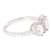 Bright Halo "Toi et Moi" "You and Me" 1.39cttw Lab-Grown Diamond Ring