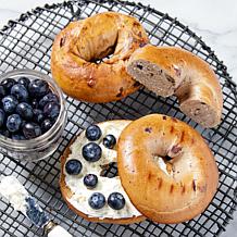 Brooklyn Food Group 30 NY Style 3oz. Blueberry Bagels In 5 Bags