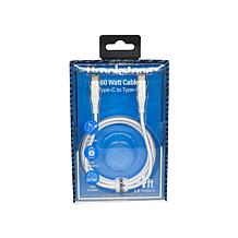 Brookstone C-to-C 60WT 4ft Braid With Alloy Tip