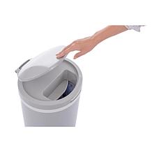 Bubula Premium Steel Diaper Waste Pail with Step Open, Grey