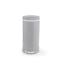 Bubula Premium Steel Diaper Waste Pail with Step Open, Grey