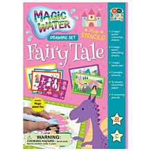 Buddy and Barney Magic Water Drawing Set Fairy Tale Stencils