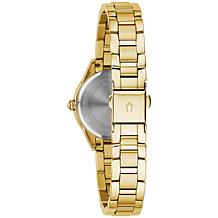 Bulova Goldtone Women's Diamond-Accented Bracelet Watch