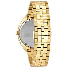 Bulova Men's CURV Chronograph Goldtone Stainless Steel Bracelet Watch