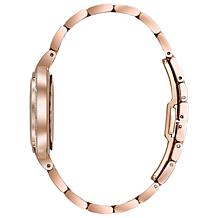 Bulova "Rubaiyat" Rosetone Diamond Women's Bracelet Watch