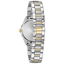 Bulova "Sutton" 2-Tone Goldtone Women's Diamond Bracelet Watch