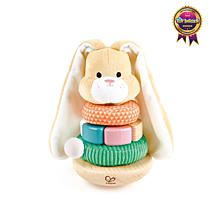 Bunny Wooden Ring Stacker Baby Toy