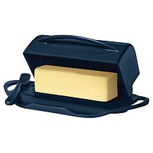 Butterie 2-pack Flip-Top Butter Dish with Matching Spreader & Tongs