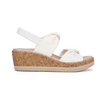 BZees® AirStep Riley Fabric Wedge Sandal with Air Step™ Technology