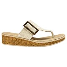 BZees Bay Machine Washable Linen Thong Sandal