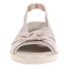 BZees Bell Machine Washable Slingback Wedge Sandal