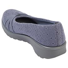 Bzees Gem2 Washable Eyelet Casual Flat