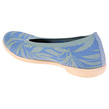BZees Kit Stretch Knit Machine Washable Ballet Flat