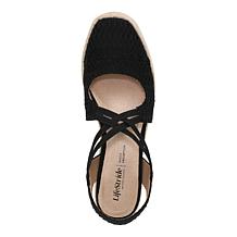 BZees® LifeStride Patience Closed Toe Espadrille Wedge