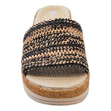 BZees Runaway Raffia Sandal