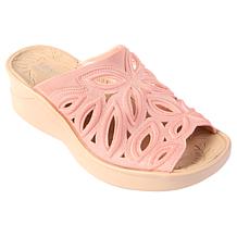 BZees Susie Machine Washable Wedge Sandal