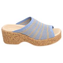 BZees® Very Ready Cork Wedge Platform Sandal w/Air Step™ Technology