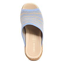 BZees® Very Ready Cork Wedge Platform Sandal w/Air Step™ Technology