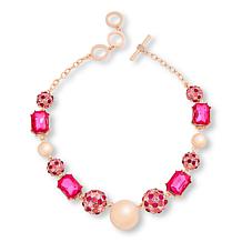 C Wonder by Christian Siriano 18" Crystal Ball Necklace 